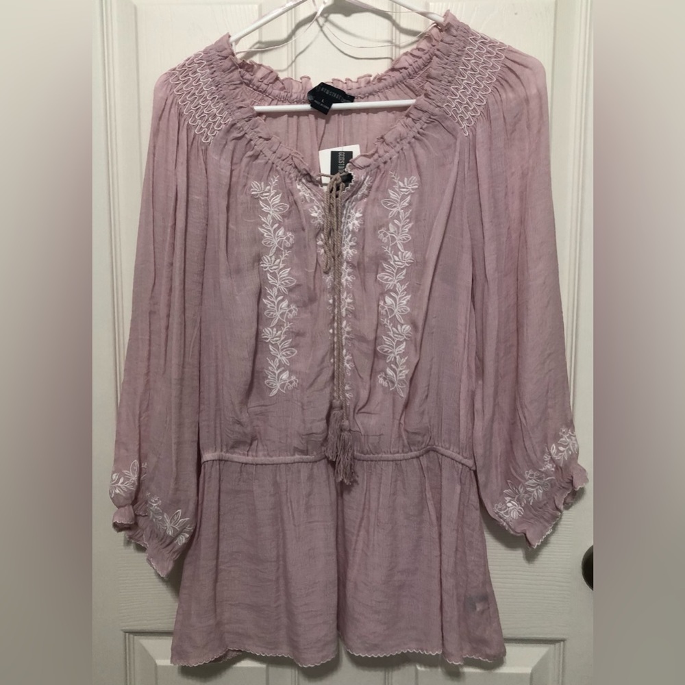 Gemstone Pink blouse